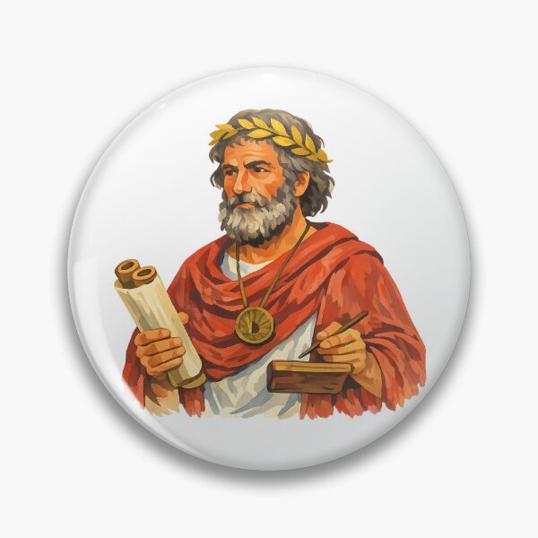 Item preview, Hippias, Sophist, Greek Philosopher, Gouache Poster Paint designed and sold by shadow-bloom.