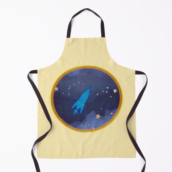 Item preview, Blue Rocket Ship Space Adventure Art designed and sold by 3DDesignSpot.