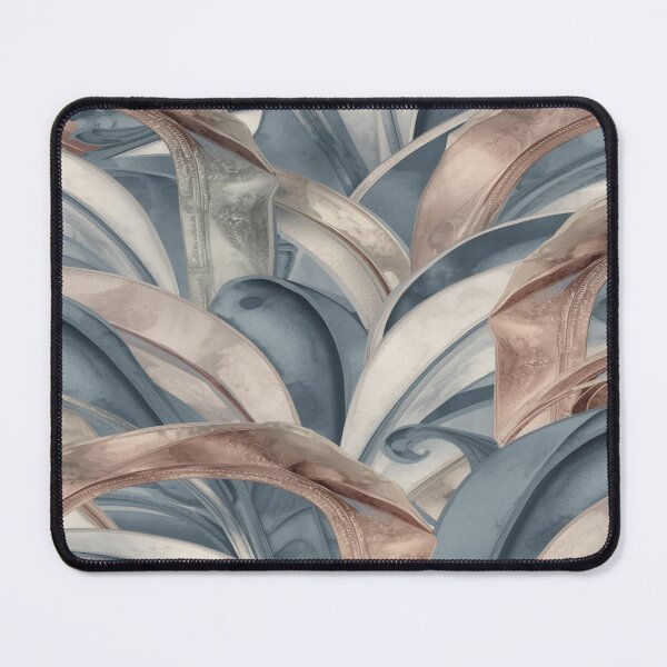 Item preview, Softened Ironwork Curve Pattern in Graphite and Ash designed and sold by mari0n980.