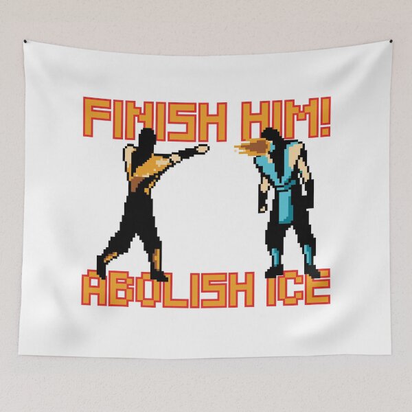Item preview, Finish him! Abolish ice designed and sold by remerasnerdas.