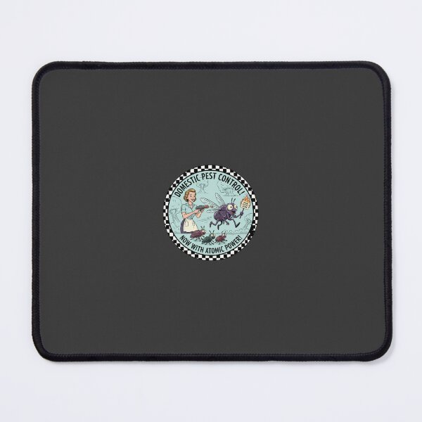 Item preview, Domestic Pest Control - Atomic Power Retro Badge designed and sold by X2Two0O6SiX.