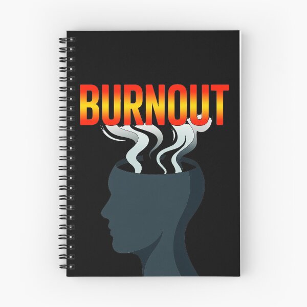 Item preview, Burnout Mental Exhaustion Minimalist Psychological Illustration Design designed and sold by Amanda's Factory.