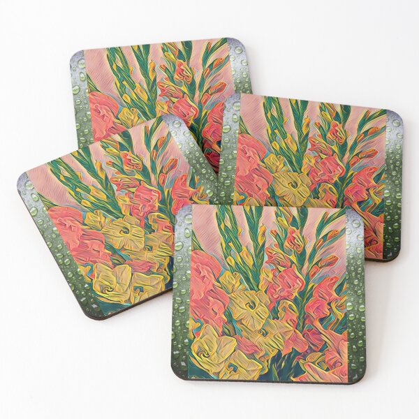 Item preview, Abundant Gladiolus with Raindrops  designed and sold by oh-bi-me.