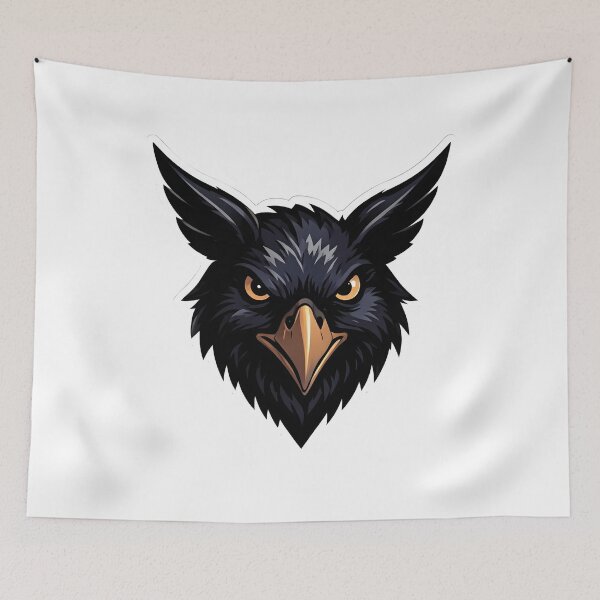 Item preview, Fierce Eagle Head Illustration – Bold Predator Bird Art designed and sold by Kavya Art.