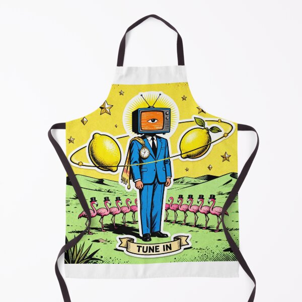 Item preview, TV Head Businessman - Surreal Pop Art Meme designed and sold by PictorialWhimsy.