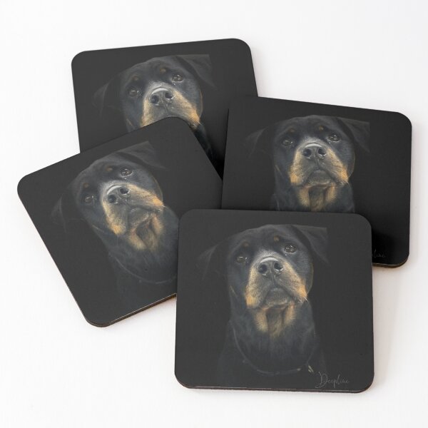 Item preview, Rottweiler Portrait  designed and sold by DeeplineArt.