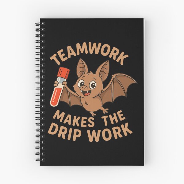 Item preview, Cute Phlebotomy Bat Teamwork Makes Every Drip Work designed and sold by Virelo.