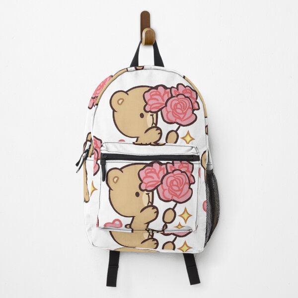 Item preview, Cute Teddy Bear with Pink Roses – Valentine’s Day Romantic Rose Day Gift Design designed and sold by Aedition.