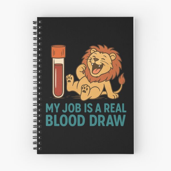 Item preview, Funny Phlebotomy Job Joke Lion Blood Draw Design designed and sold by Virelo.