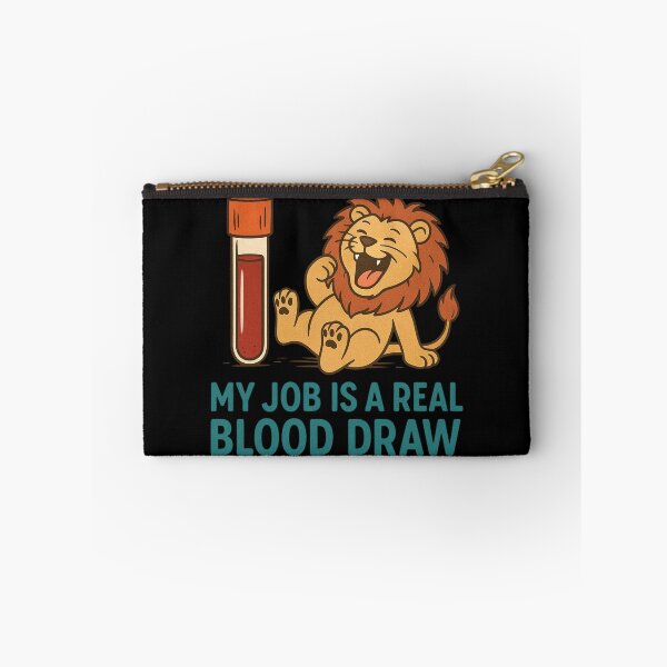 Item preview, Funny Phlebotomy Job Joke Lion Blood Draw Design designed and sold by Virelo.