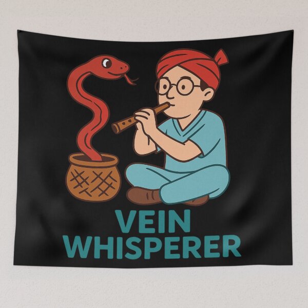 Item preview, Skilled Vein Whisperer Drawing Blood With Calm Precision designed and sold by Virelo.