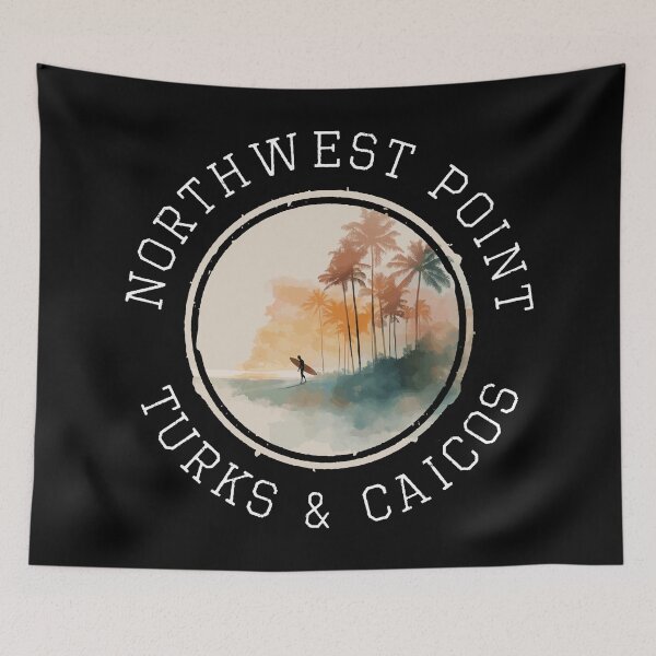 Item preview, Northwest Point - Turks and Caicos (with White Lettering) designed and sold by VelvetRoom.