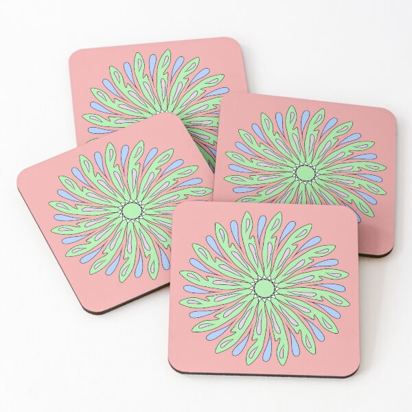Item preview, Pastel Floral Mandala Pattern – Soft Botanical Abstract Art designed and sold by MysticPurpleHue.