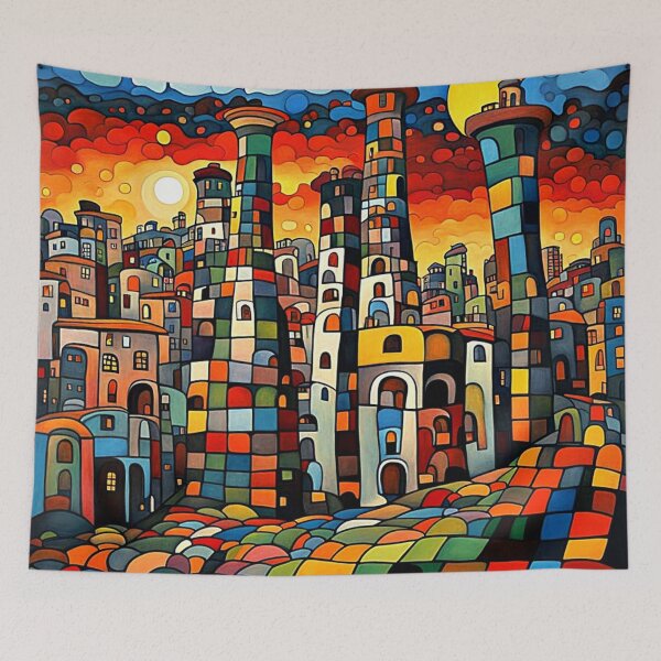 Item preview, The Chequered Citadels designed and sold by George Hutton Hunter.