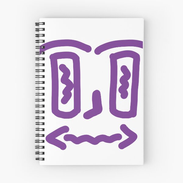 Item preview, Purple Doodle Face – Weird Minimal Character designed and sold by felipemaldonadoart.