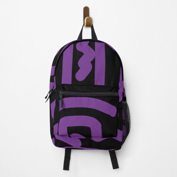 Item preview, Purple Doodle Face – Weird Minimal Character designed and sold by felipemaldonadoart.