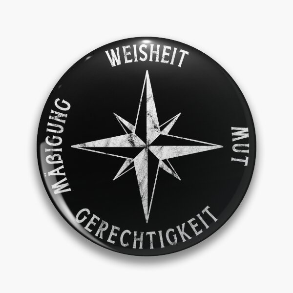 Item preview, German 4 Stoic Cardinal Virtues Stoicism designed and sold by Carl's Clothing.