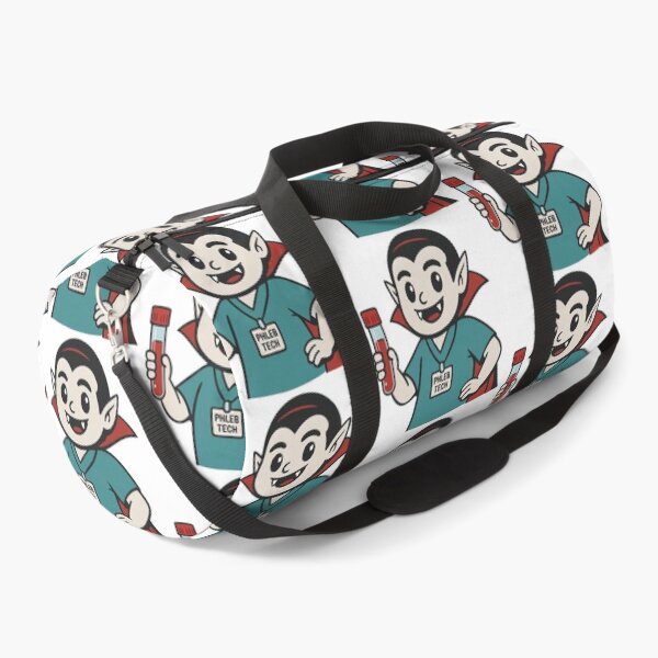 Item preview, Cute Vampire Phlebotomist Cartoon Design For Blood Technicians designed and sold by Virelo.