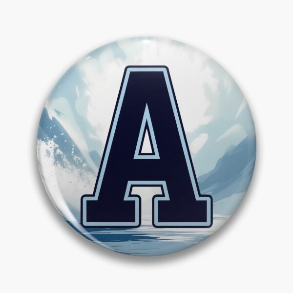 Item preview, Navy Blue Letter A – Initial Monogram for Boys designed and sold by roxysnextgenart.