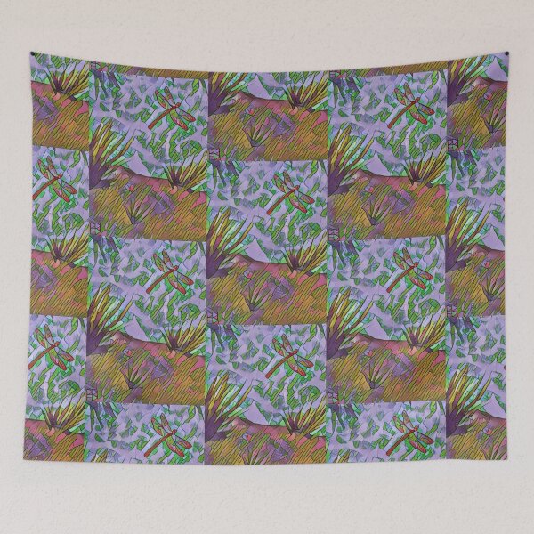 Item preview, Dragonfly Abstract with Purple  designed and sold by oh-bi-me.