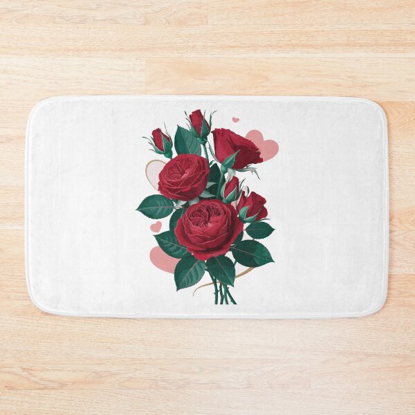 Item preview, Crimson Elegance: Golden Rose Cascade designed and sold by desinganddecor.