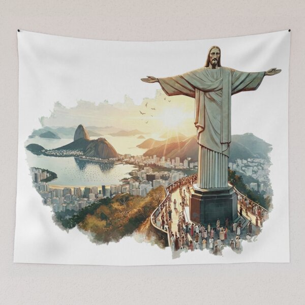 Item preview, Christ the Redeemer Rio de Janeiro designed and sold by Shopeon Designs.