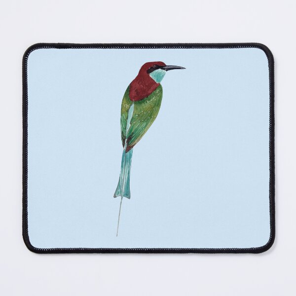 Item preview, BLUE-THROATED BEE-EATER-Merops viridis designed and sold by BEATRIZ ABAITUA.
