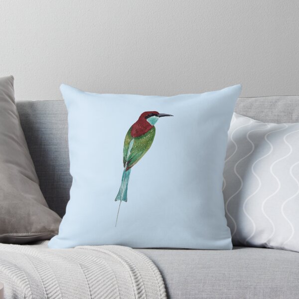 Item preview, BLUE-THROATED BEE-EATER-Merops viridis designed and sold by BEATRIZ ABAITUA.