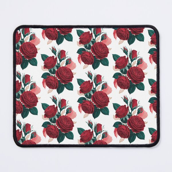 Item preview, Golden Edge Crimson Bloom: Modern Botanical Study designed and sold by desinganddecor.