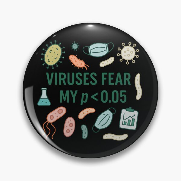 Item preview, Viruses Fear My P < 0.05 designed and sold by Virelo.
