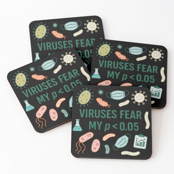 Item preview, Viruses Fear My P < 0.05 designed and sold by Virelo.