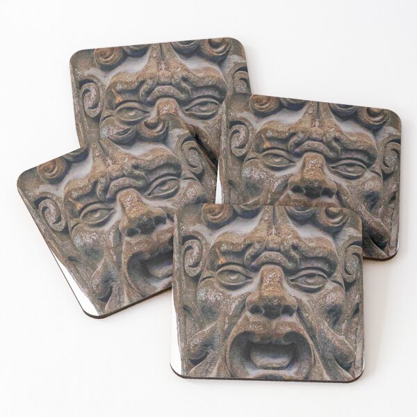 Item preview, Demonic sculpture inlaid into a  wall designed and sold by Dalyndigital Photography.