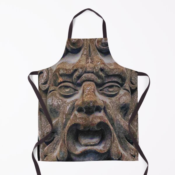 Item preview, Demonic sculpture inlaid into a  wall designed and sold by Dalyndigital Photography.