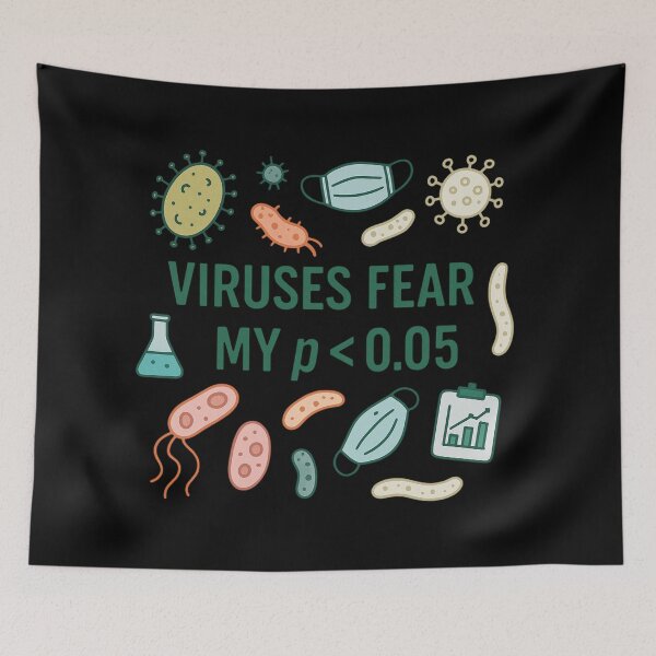 Item preview, Viruses Fear My P < 0.05 designed and sold by Virelo.