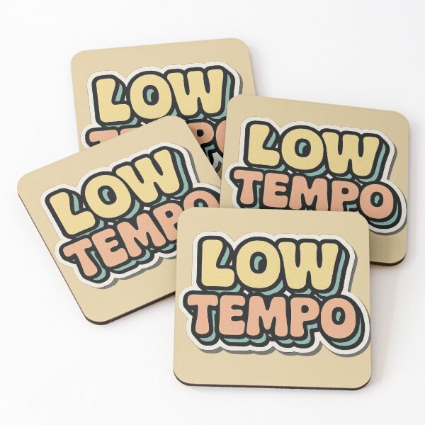Item preview, Low Tempo – Chill Electronic Typography Design designed and sold by |TRSSHOP|.