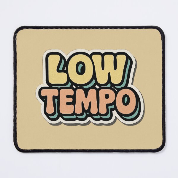 Item preview, Low Tempo – Chill Electronic Typography Design designed and sold by |TRSSHOP|.
