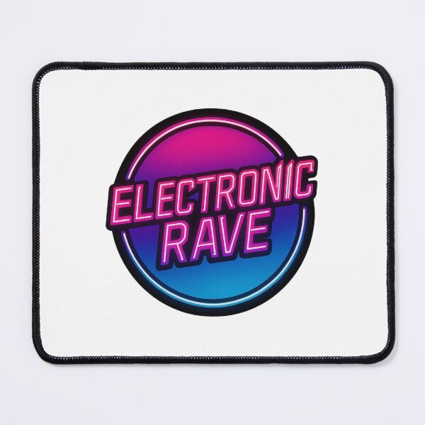 Item preview, Electronic Rave – Neon Electronic Music Artwork designed and sold by |TRSSHOP|.