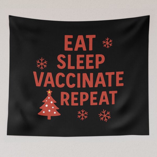 Item preview, Eat Sleep Vaccinate Repeat designed and sold by Virelo.