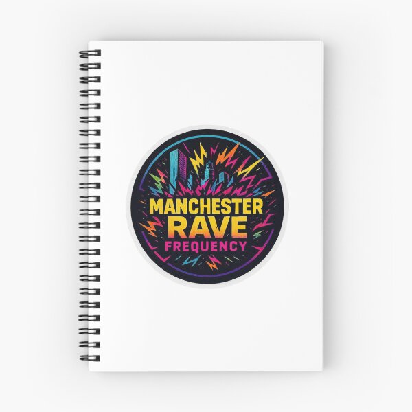 Item preview, Manchester Rave Frequency – Electronic City Artwork designed and sold by |TRSSHOP|.
