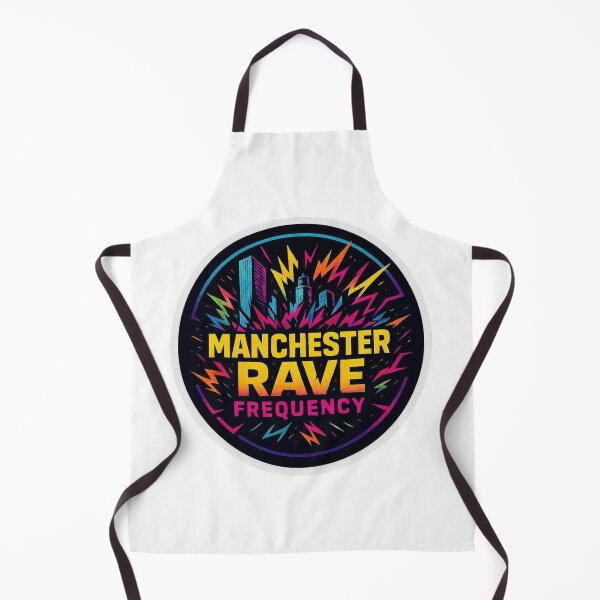 Item preview, Manchester Rave Frequency – Electronic City Artwork designed and sold by |TRSSHOP|.