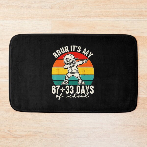 Item preview, BRUH IT’S MY 67+33 DAYS OF SCHOOL Funny 100th Day Design designed and sold by gladysenglish.