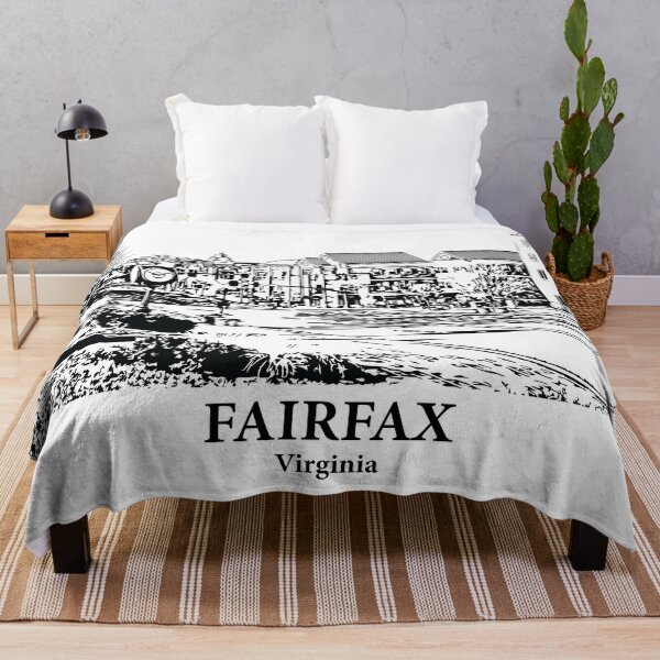 Item preview, Fairfax VA - Ink Cityscape Illustration designed and sold by Lakeric.