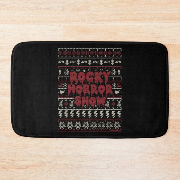 Item preview, Rocky Horror Show Red Text Christmas Knit Pattern designed and sold by All-And-Every.