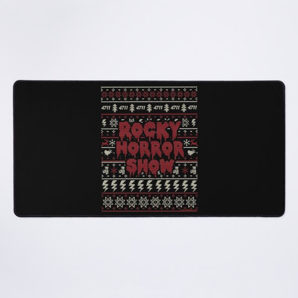 Item preview, Rocky Horror Show Red Text Christmas Knit Pattern designed and sold by All-And-Every.