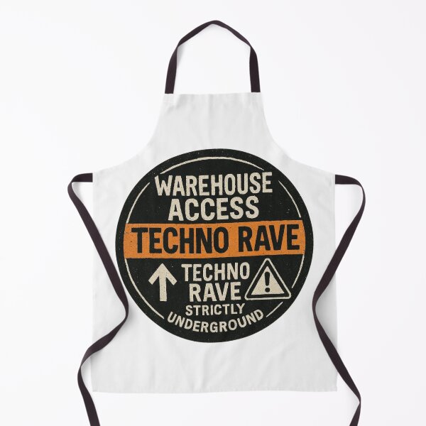 Item preview, Warehouse Access – Underground Techno Rave Artwork designed and sold by |TRSSHOP|.