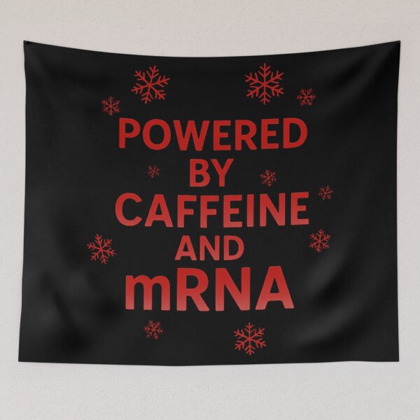 Item preview, Powered By Caffeine And mRNA designed and sold by Virelo.