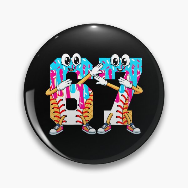 Item preview, 67 Dabbing Baseball Ice Cream Drip Birthday Style designed and sold by miaa-artistshop.