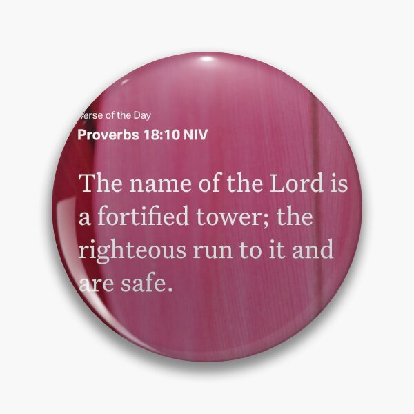 Item preview, Proverbs 18:10 designed and sold by *Wade Center.