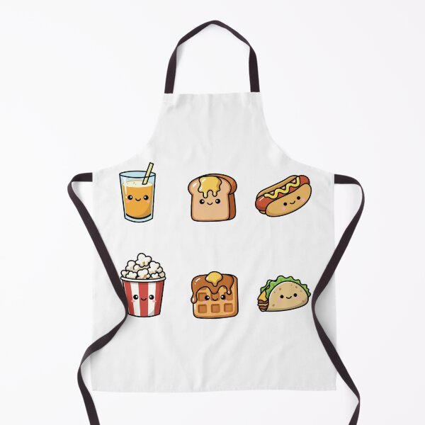 Item preview, Cute Kawaii Food Friends Collection - Adorable Cartoon Snacks Set designed and sold by RyanBelandres.