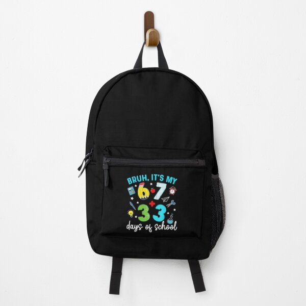 Item preview, BRUH IT’S MY 67+33 DAYS OF SCHOOL Funny 100th Day Meme Design designed and sold by gladysenglish.